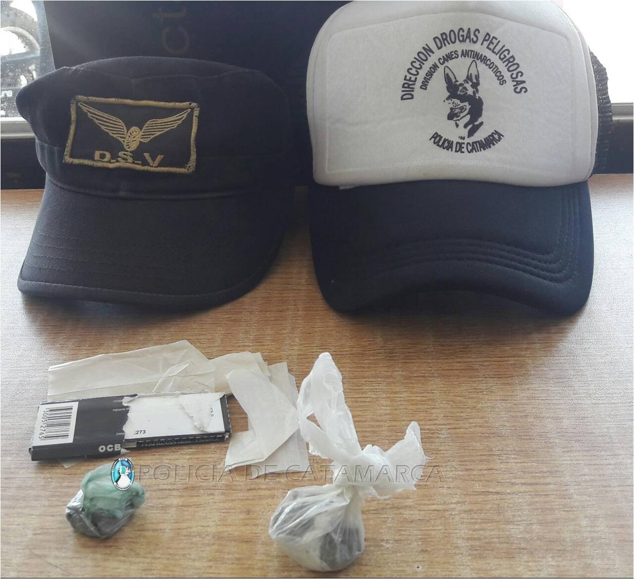 Secuestran droga en Valle Viejo