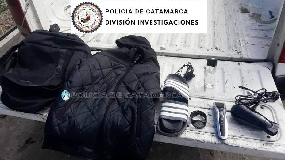 Tras un registro domiciliario recuperan elementos sustraídos en la Capital