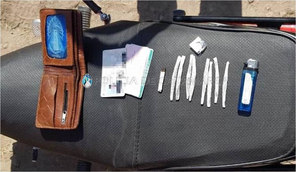Secuestran droga en Valle Viejo