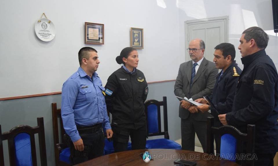 Reconocieron y felicitaron al personal policial de la Comisaría de San Isidro que participó en un operativo de control vehicular donde fue embestida una mujer policía