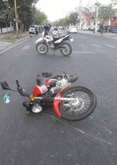 Un niño resultó lesionado tras un siniestro vial