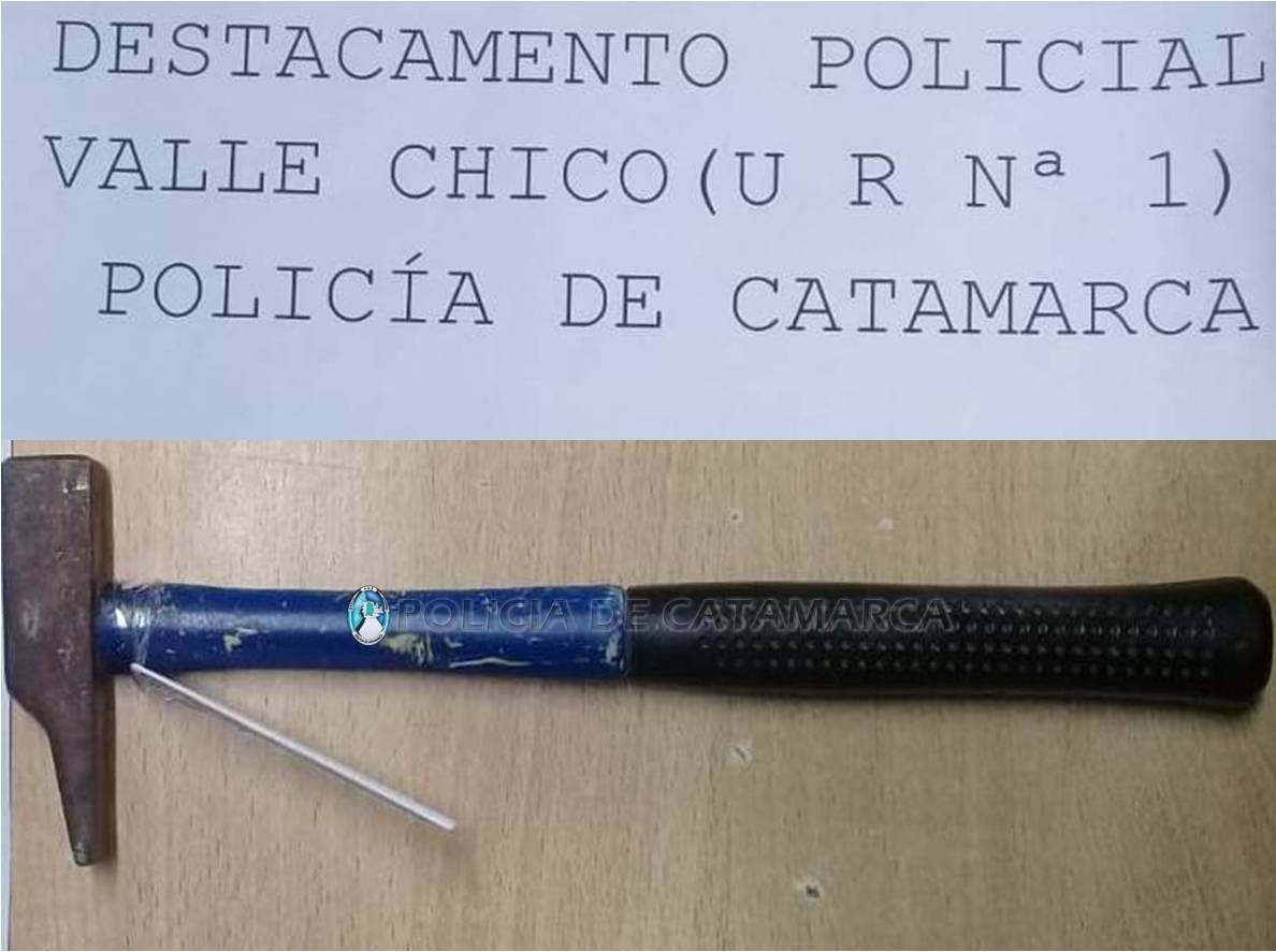 Violencia de Género: Amenazó de muerte a su pareja con un martillo