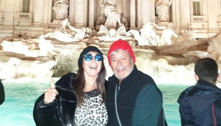 Moria Casán se casó con el artista plástico Humberto Poidomani en Italia