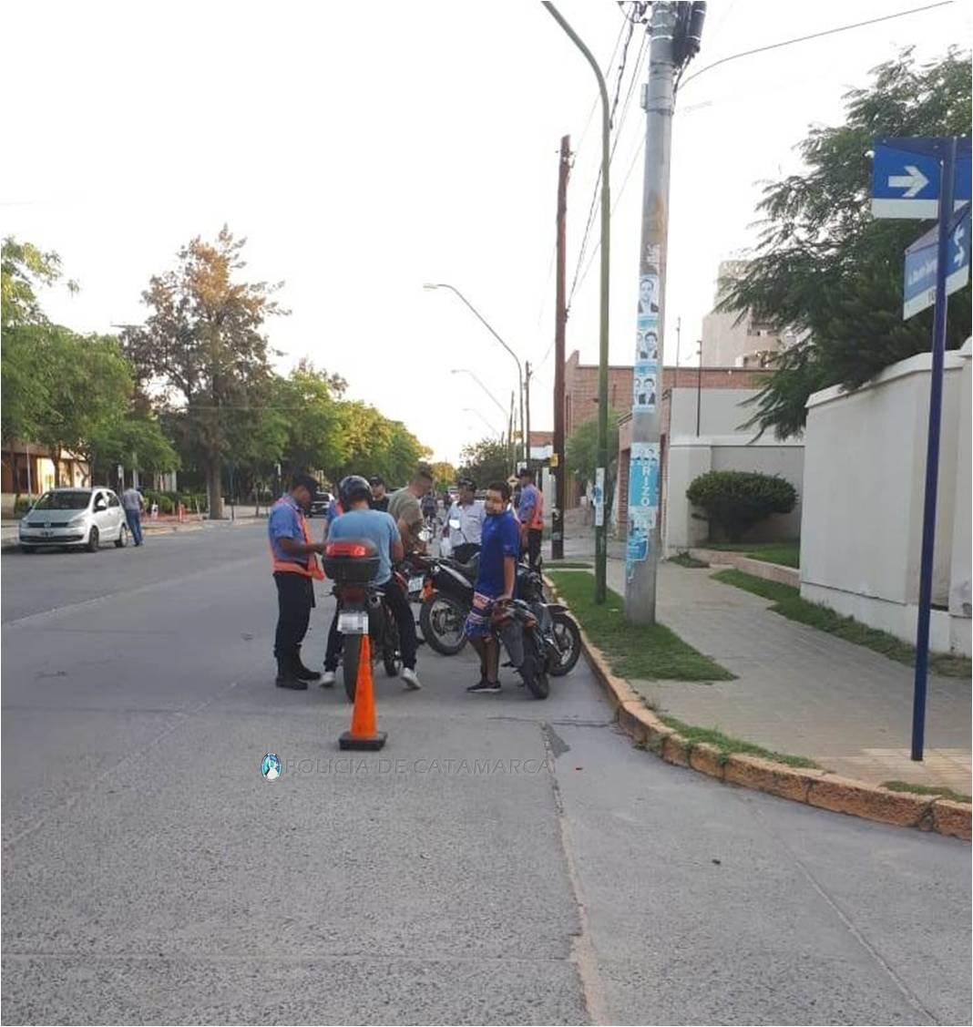 Operativo de control vehicular e identificación de personas en la Capital