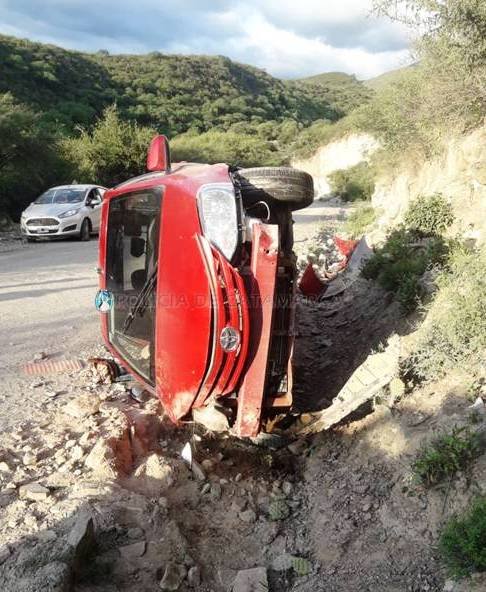Accidente con daños materiales en Pomán