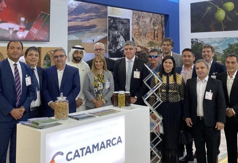 Raúl y comitiva presentaron a Catamarca en la feria Gulfood