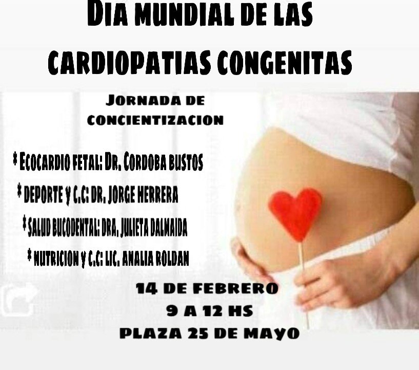 Con una jornada de concientización  celebran el Día Mundial de las Cardiopatías Congénitas