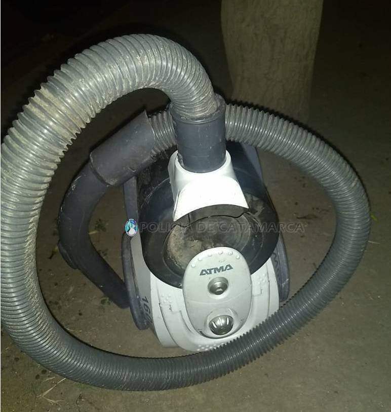 Secuestran una aspiradora en la zona sur de la Capital