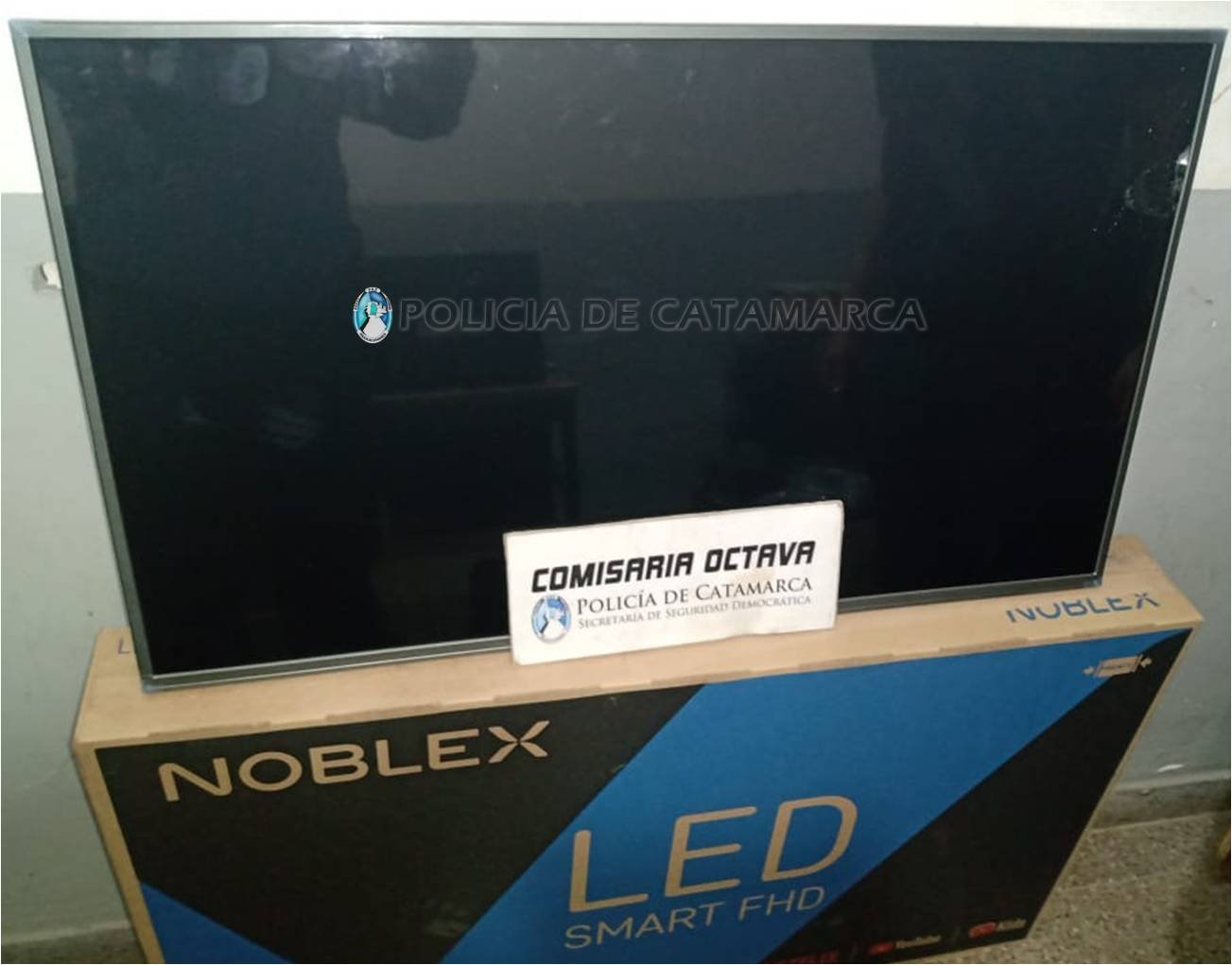 Secuestran un televisor de dudosa procedencia