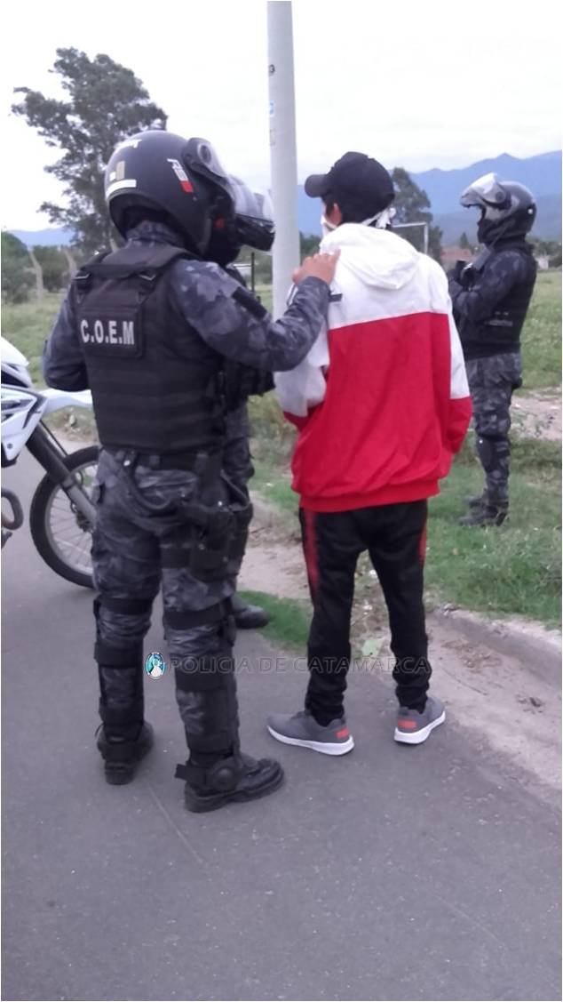 Personas sospechadas de quebrantar el aislamiento social, preventivo y obligatorio por el Coronavirus en el Valle Central y el interior provincial fueron puestas a disposición de la Justicia