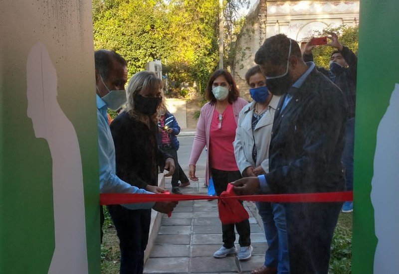 Inauguraron un túnel sanitario en el hospital de Los Varela