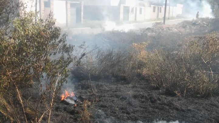 Limpiezas de terrenos, baldíos y basurales generan los incendios más frecuentes del valle central