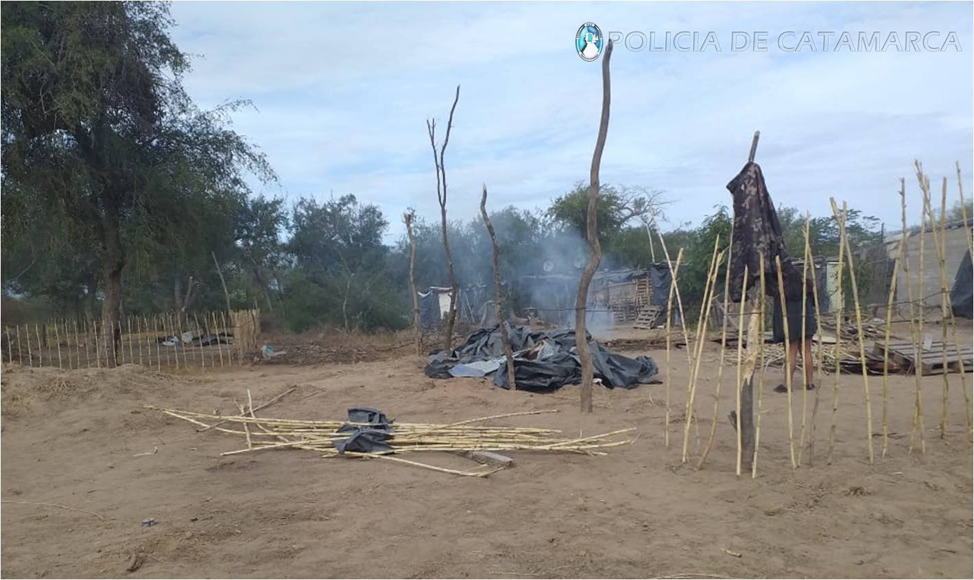 La policía evitó la usurpación de terrenos en Valle Viejo y en el sector sur de la Capital