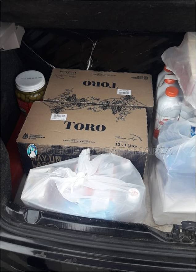 Secuestran bebidas alcohólicas en un Puesto Caminero de Capayán