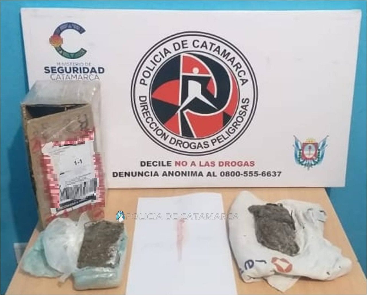 Secuestran más de medio kilo de Marihuana y detienen a dos empleados de una empresa privada de correo