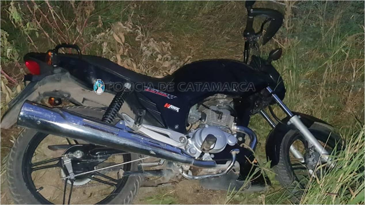 Recuperan una motocicleta robada en Fray Mamerto Esquiú