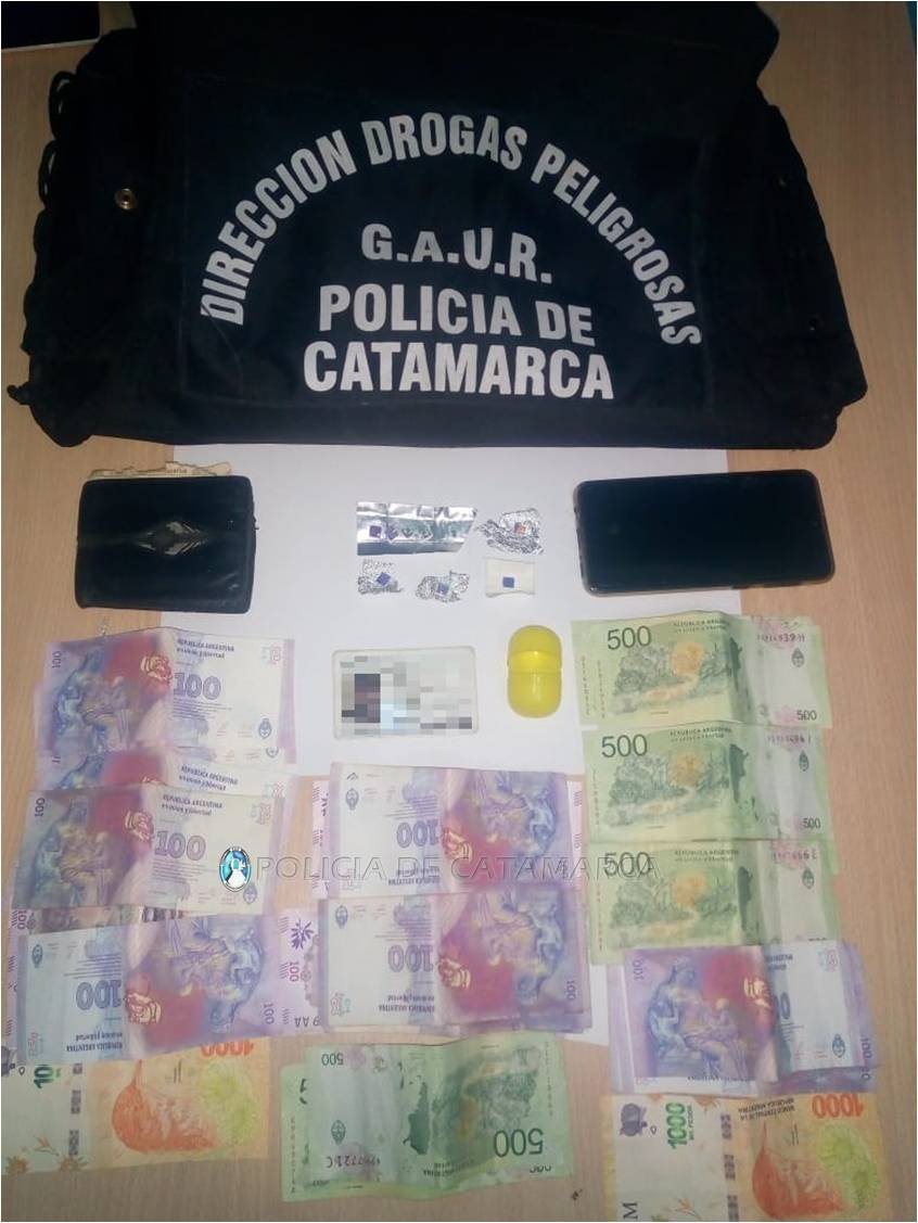 Detienen a una persona y secuestran Droga en Belén