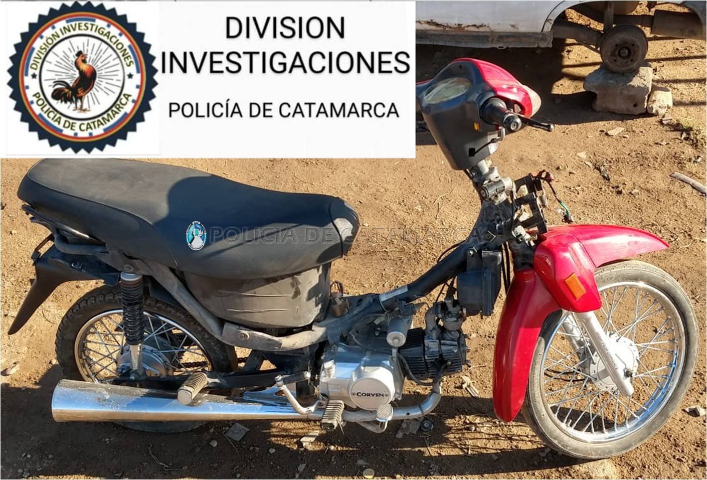 Recuperan una motocicleta sustraída en el sur de la Capital