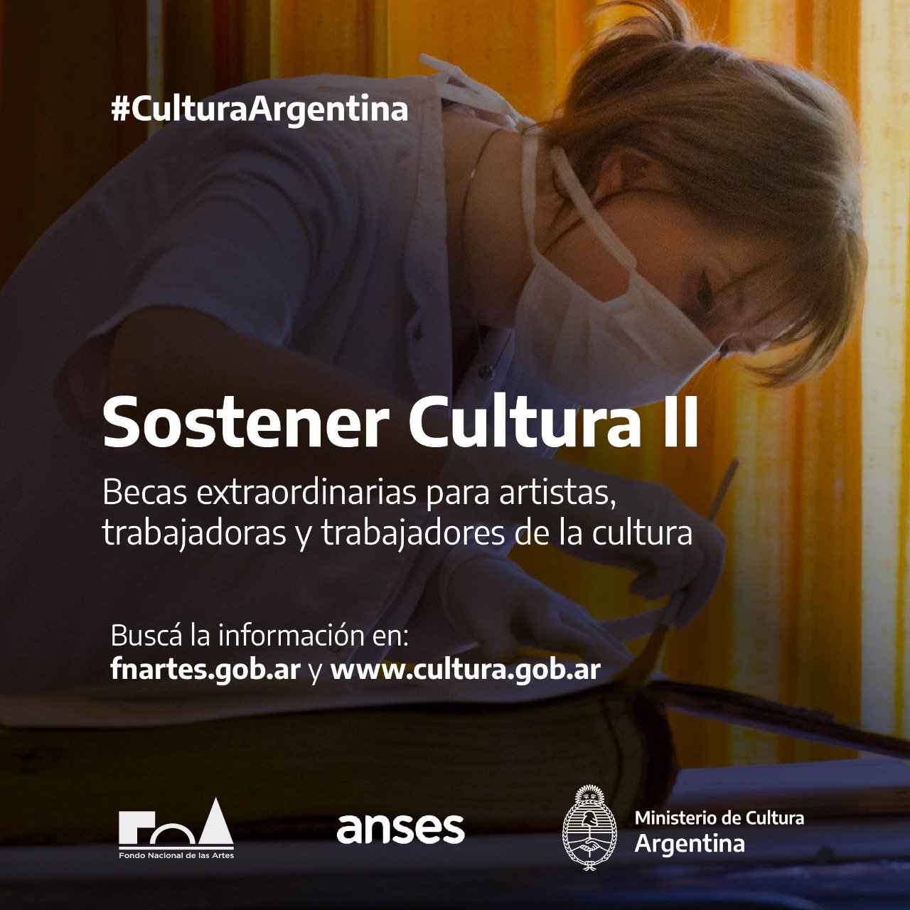 Sostener Cultura II: becas extraordinarias para trabajadores culturales