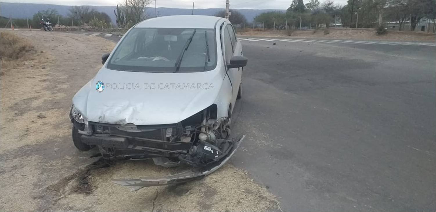Siniestro vial en la Capital