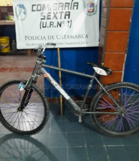 Recuperan una bicicleta sustraída