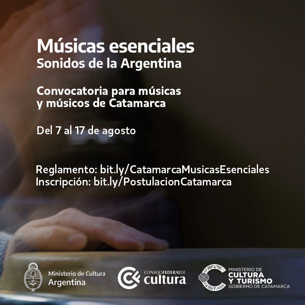 Músicas Esenciales: convocatoria Catamarca