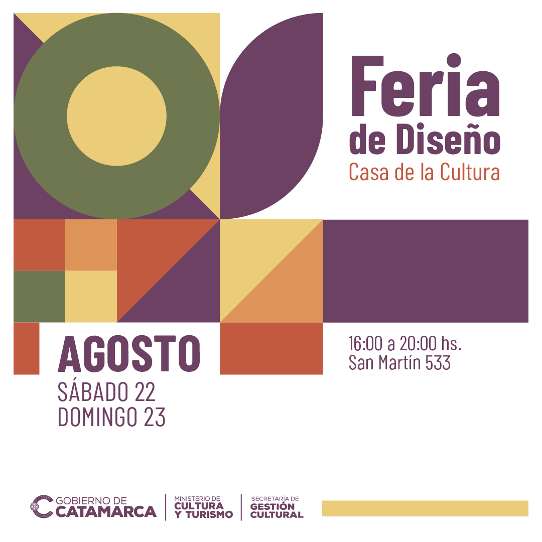 Este fin de semana, Feria de Diseño en la Casa de la Cultura