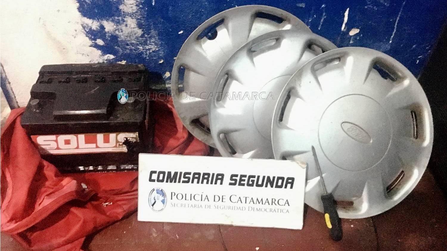 Aprehenden a un joven y recuperan elementos sustraídos