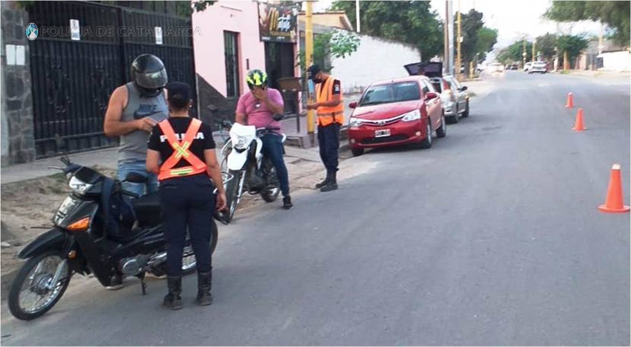 Operativo de control vehicular e identificación de personas en la Capital