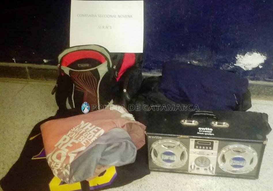 Aprehenden a un joven y recuperan elementos sustraídos en el sur de la Capital