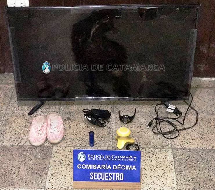 Aprehenden a un joven y secuestran elementos sustraídos en el sur de la Capital