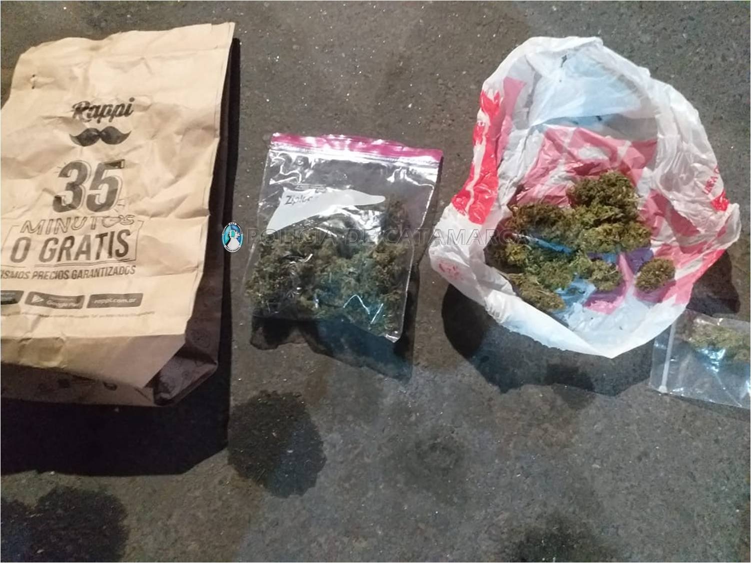 Secuestran droga en la Capital y arrestan a un joven