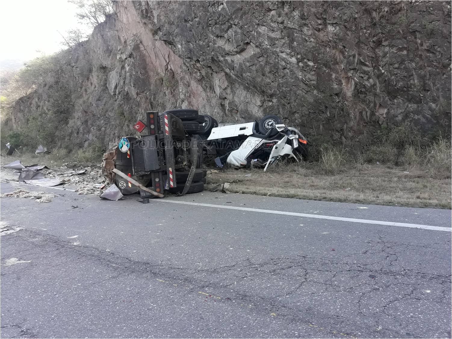 Siniestro vial en Paclin