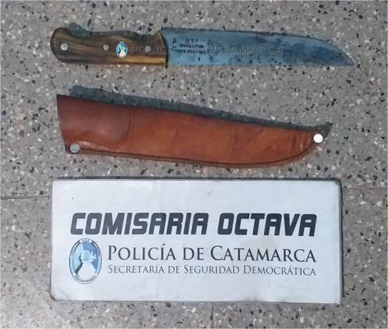 Policías recuperaron una malla metálica sustraída y aprehendieron a un joven
