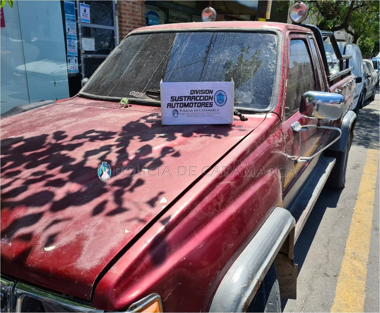 En Capayán Policías recuperaron una camioneta requerida por la Justicia de la Provincia de La Rioja