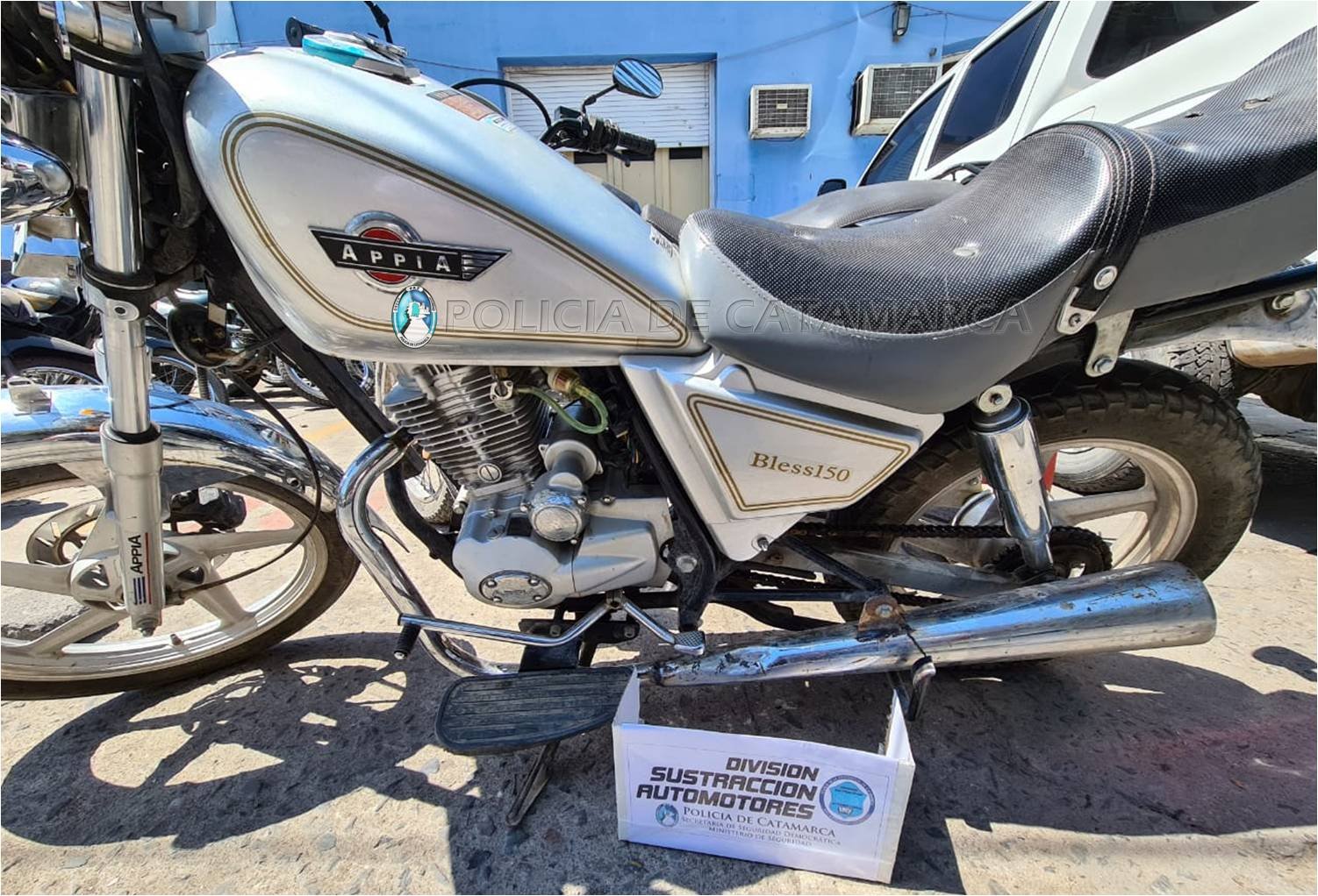 Secuestran una motocicleta