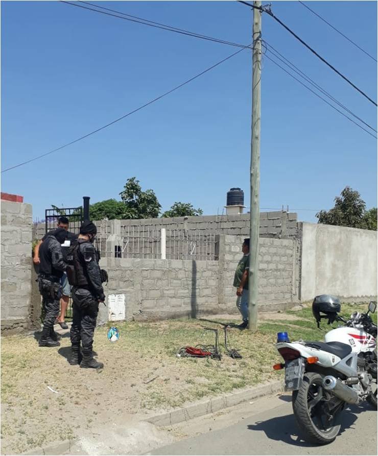 Dos hombres fueron aprehendidos en el sector sur de la Capital