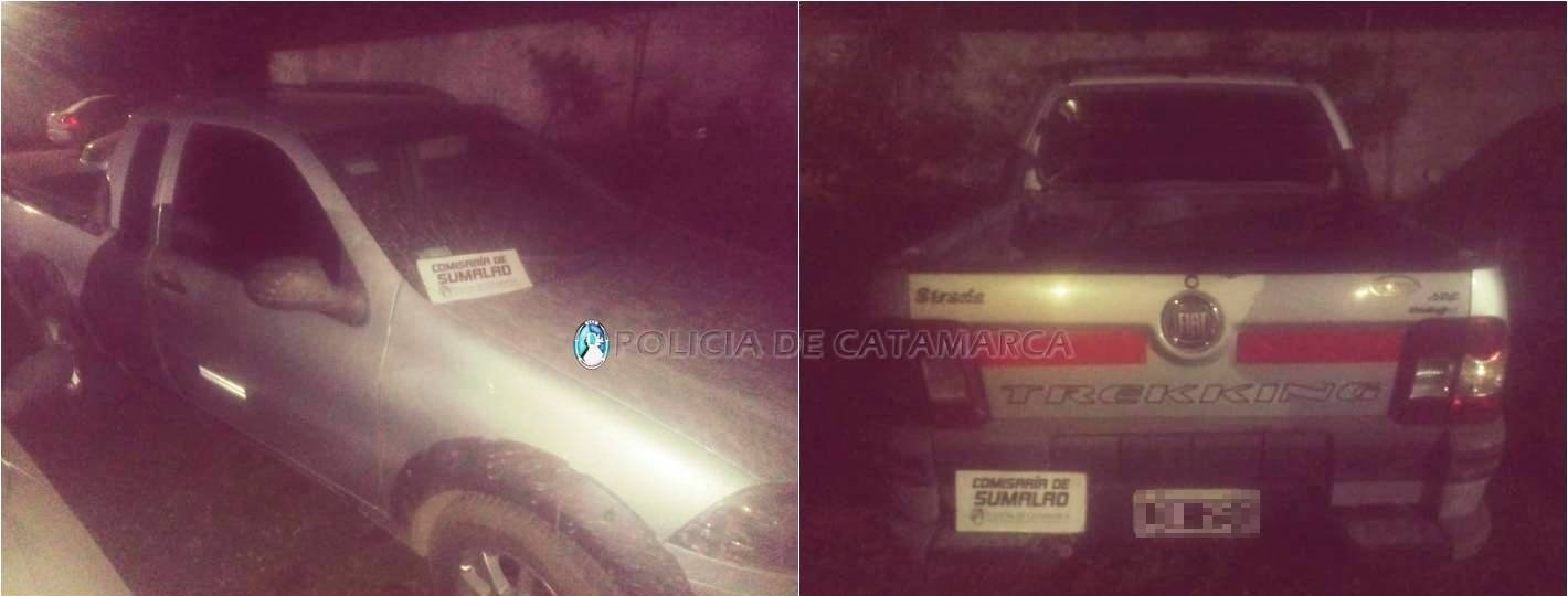 Aprehenden a seis personas y secuestran una camioneta en Valle Viejo