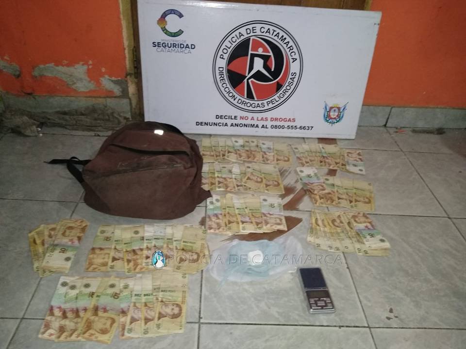 Secuestran droga y detienen a un hombre en la Capital