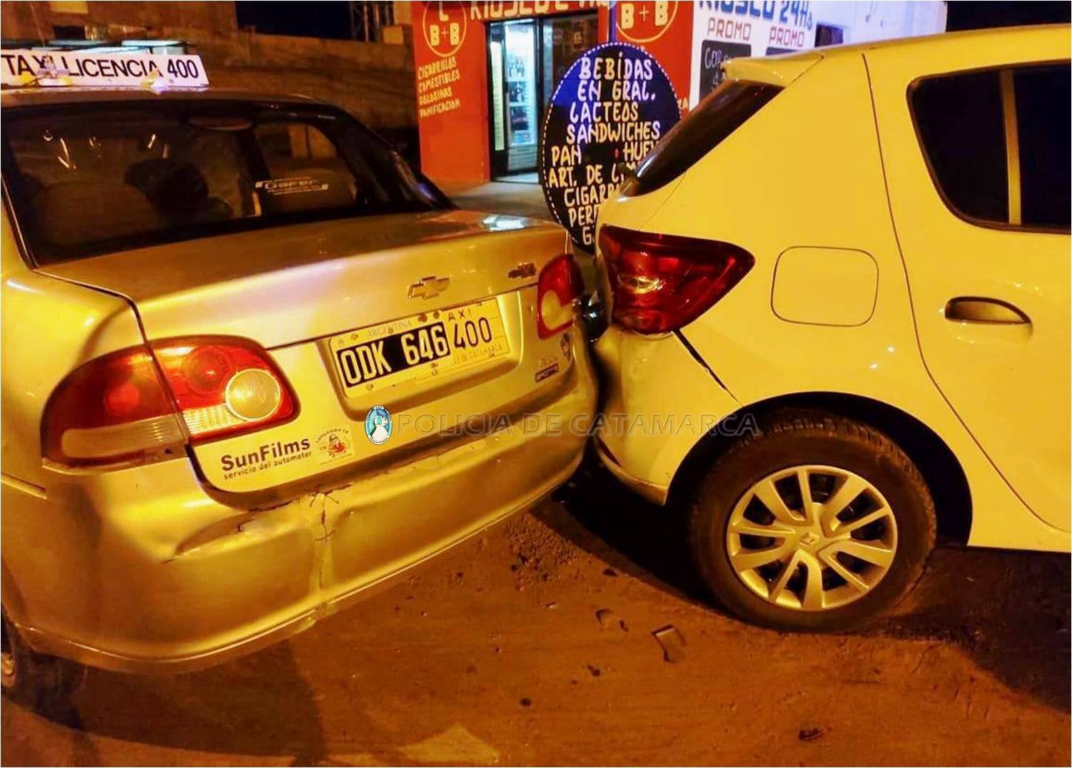 Siniestro vial con daños materiales