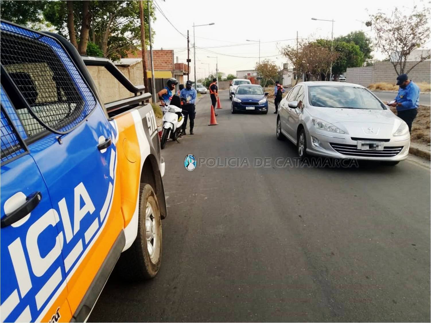Operativo de control vehicular e identificación de personas en la Capital