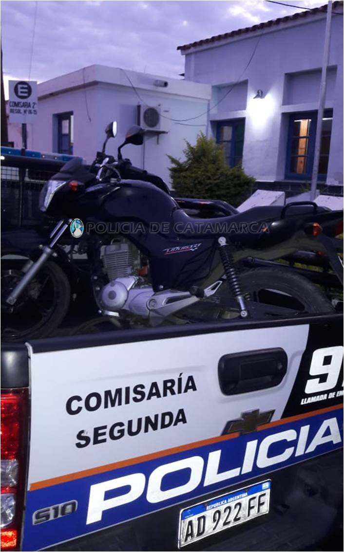 Recuperan una moto requerida por la Justicia