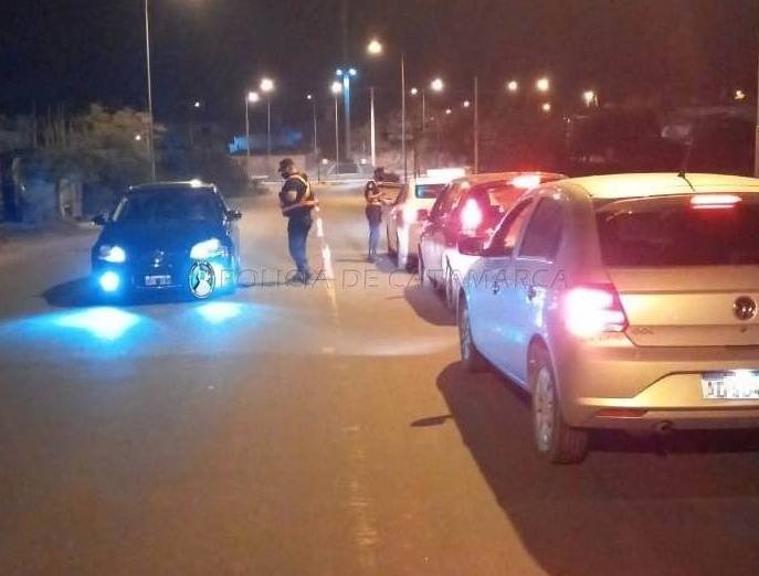 Operativo de control vehicular e identificación de personas en la Capital, Valle Viejo y Fray Mamerto Esquiú