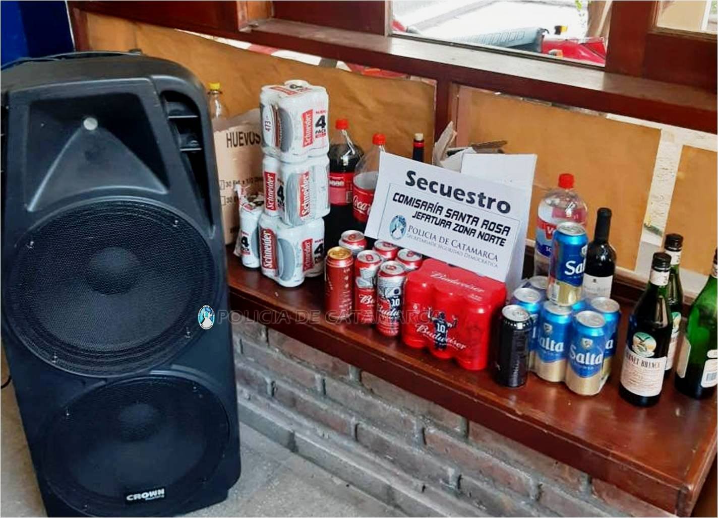 Desalojaron una fiesta privada en Valle Viejo