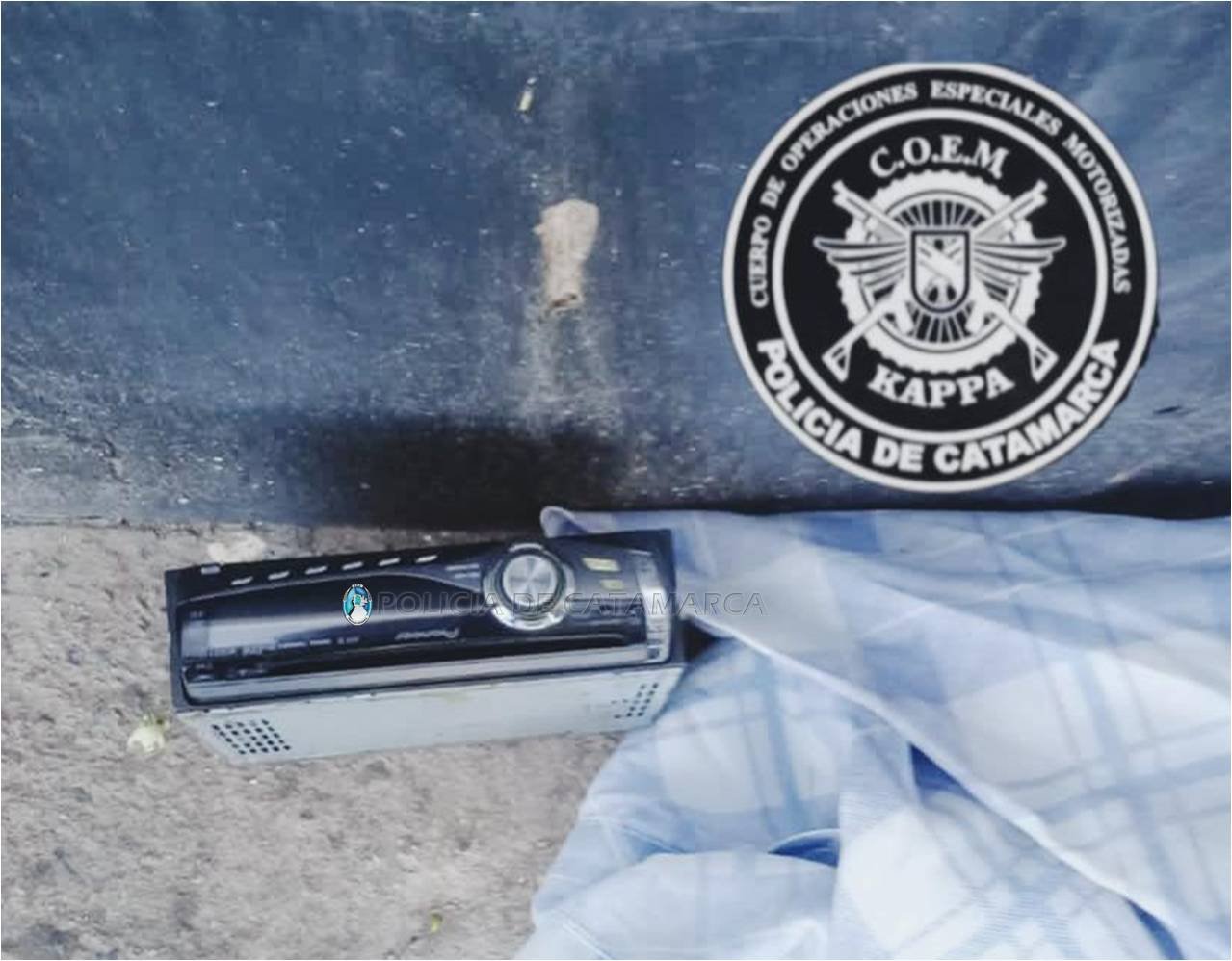 Aprehenden a un joven y secuestran un estéreo de dudosa procedencia