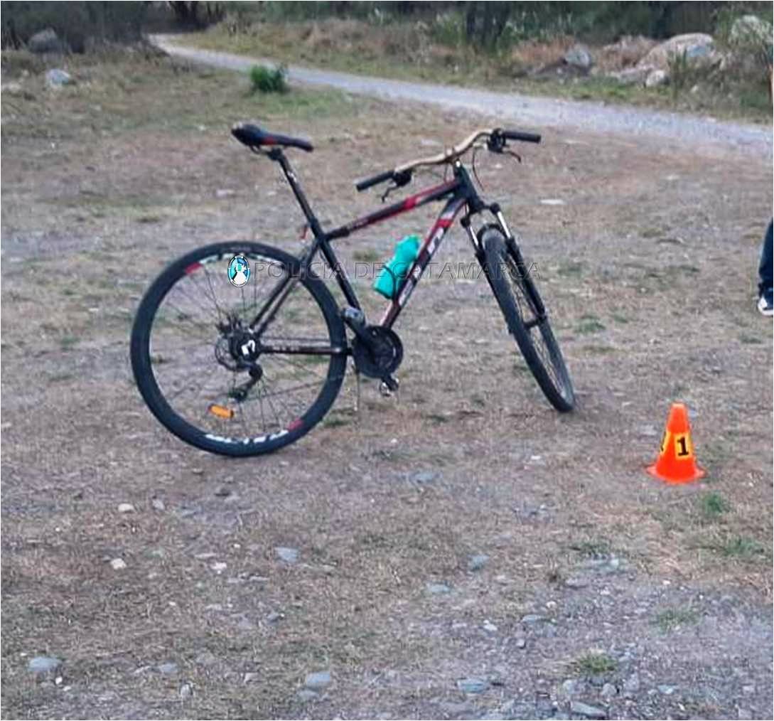 Ciclista lesionado en un siniestro vial en el sector oeste de la Capital