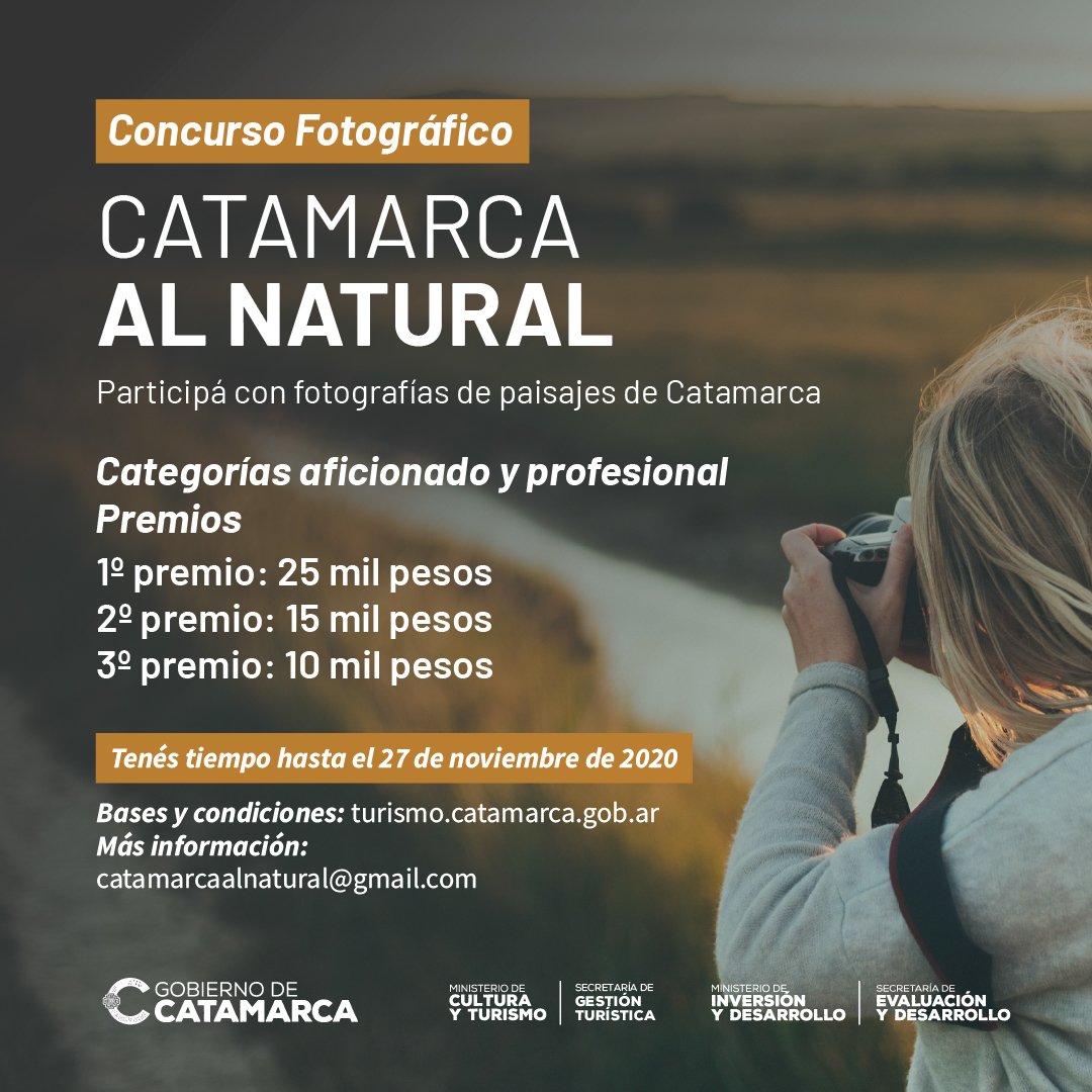 Gran interés por el concurso fotográfico “Catamarca al Natural”