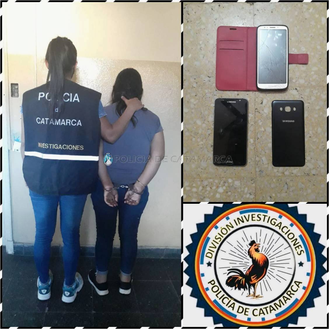 Aprehenden a una mujer sospechada del delito de Grooming y secuestran dos teléfonos celulares en el sector sur de la Capital