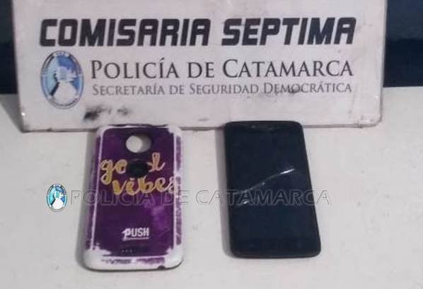 Aprehenden a un joven y recuperan un teléfono celular sustraído