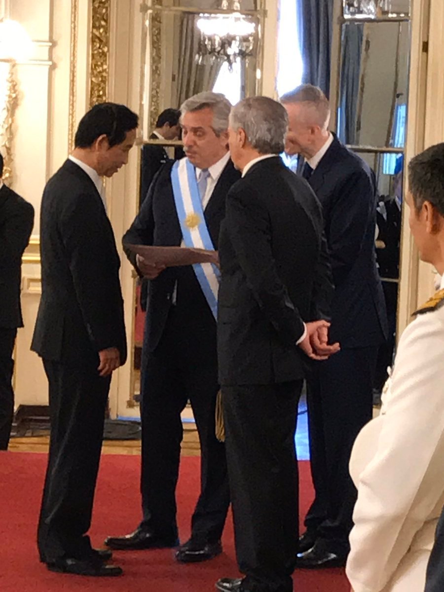 El presidente Alberto Fernández recibirá el jueves al canciller de Japón en Casa Rosada